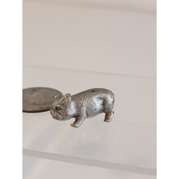Spoontiques Miniature 1" Pewter Pig - Picture 1 of 6